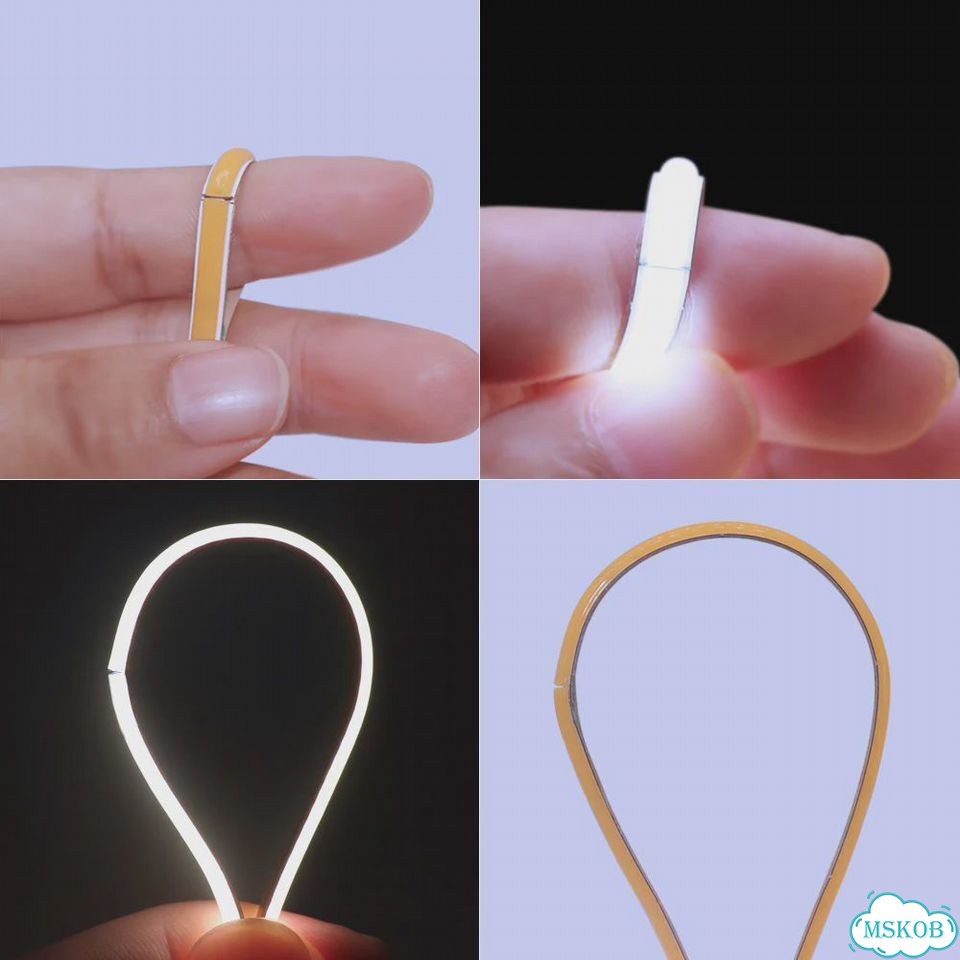 Ocona Светодиодная лента COB 4 мм 480 светодиодов теплый/природный/холодный Red, 0,5 м, 12V 480LED фото 5