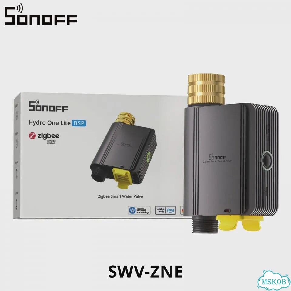 Sonoff SWV-ZNE Hydro ONE Lite Zigbee умный водяной клапан фото 1