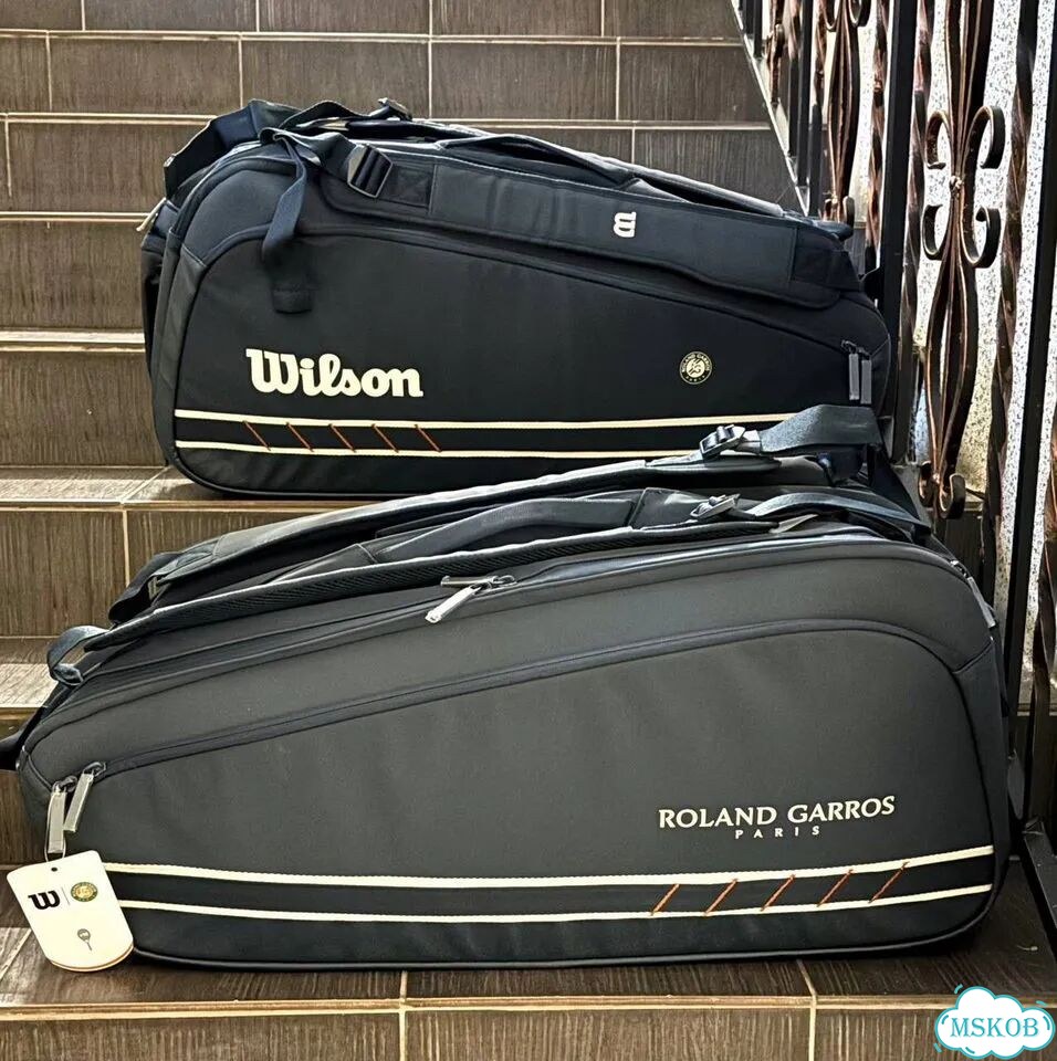Теннисная сумка Wilson Roland Garros 15 ракеток фото 2