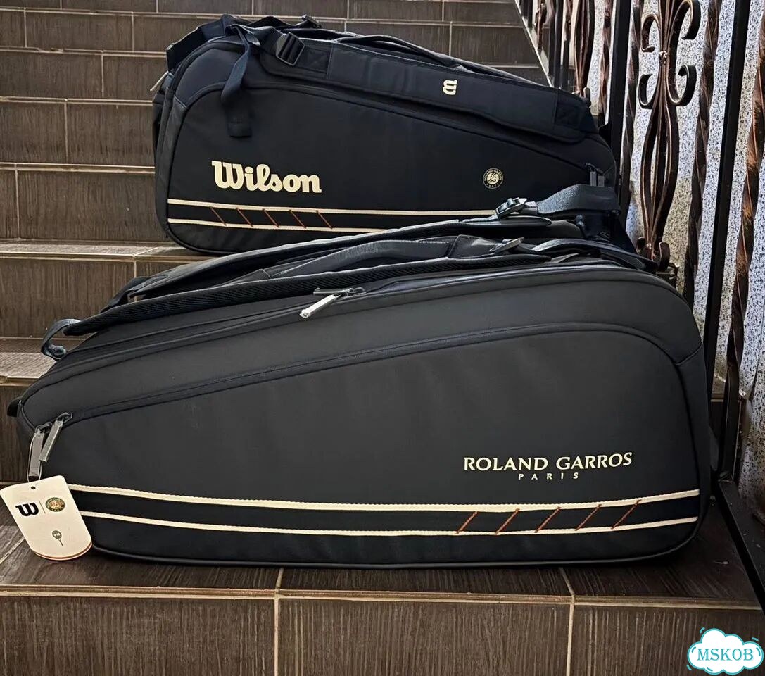 Теннисная сумка Wilson Roland Garros 15 ракеток фото 4
