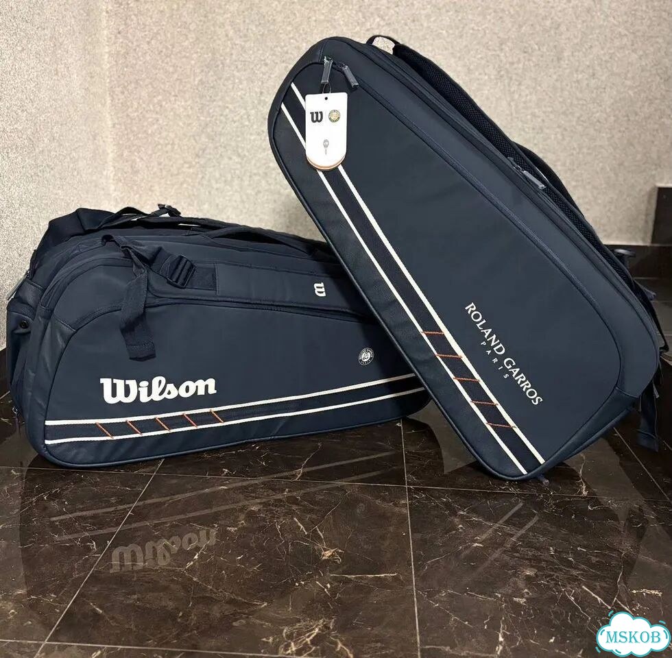 Теннисная сумка Wilson Roland Garros 15 ракеток фото 7