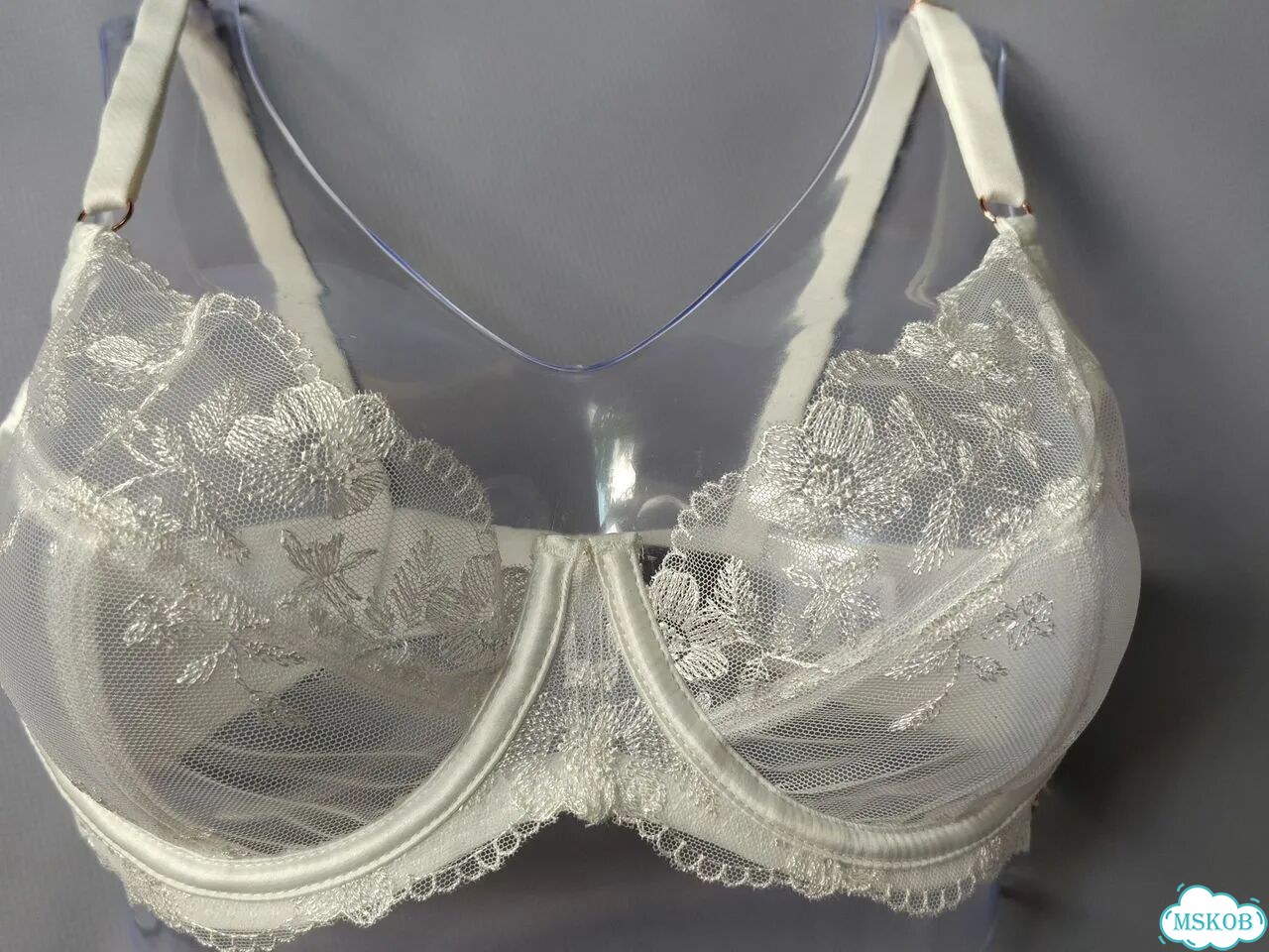 Новый 75D кружевной бюстгальтер Hunkemöller Noir фото 5