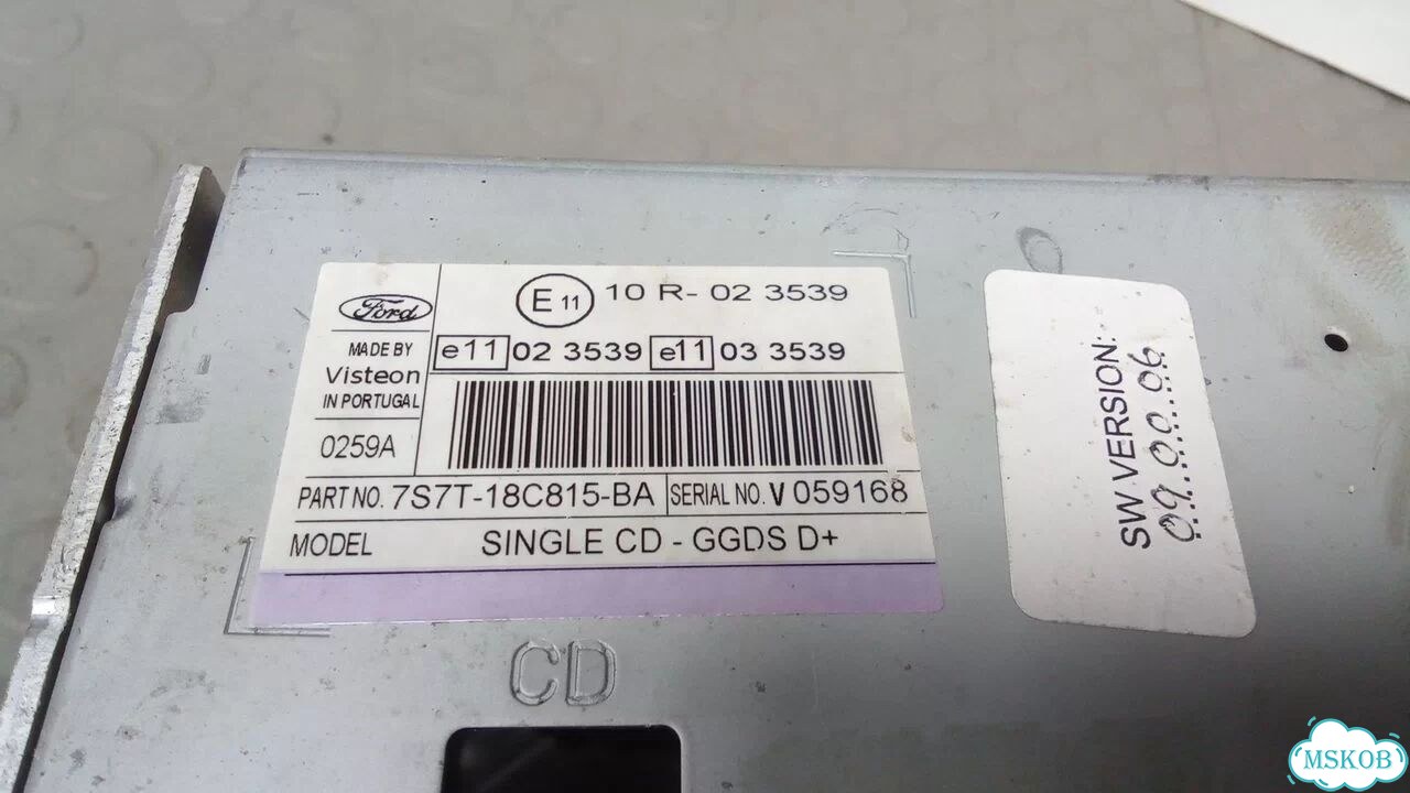 Магнитола ford galaxy 3, Номер V059168 (OEP09I401) фото 8
