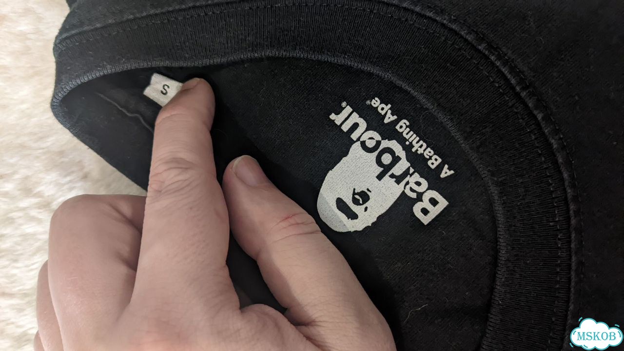 Bape x Barbour футболка оригинал фото 2