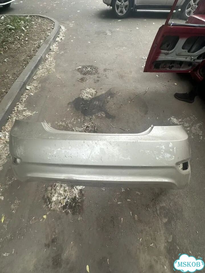 Бампер задний hyundai solaris 1 фото 2