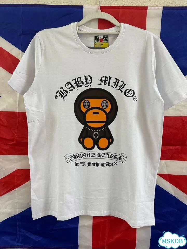 Футболка bape (A Bathing Ape) x Chrome Hearts фото 1