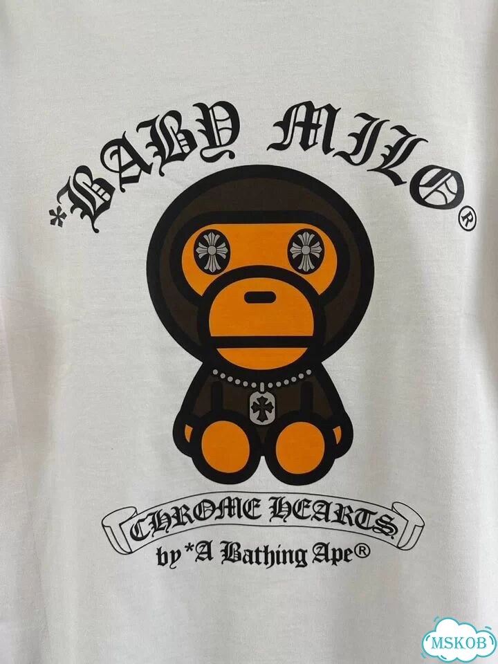 Футболка bape (A Bathing Ape) x Chrome Hearts фото 2