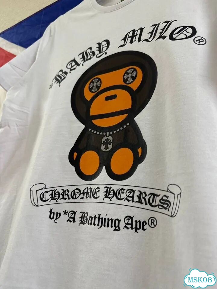 Футболка bape (A Bathing Ape) x Chrome Hearts фото 9