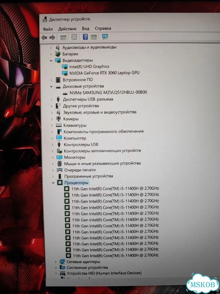 Игровой ноутбук Acer i5-11Gen RTX 3060 фото 3