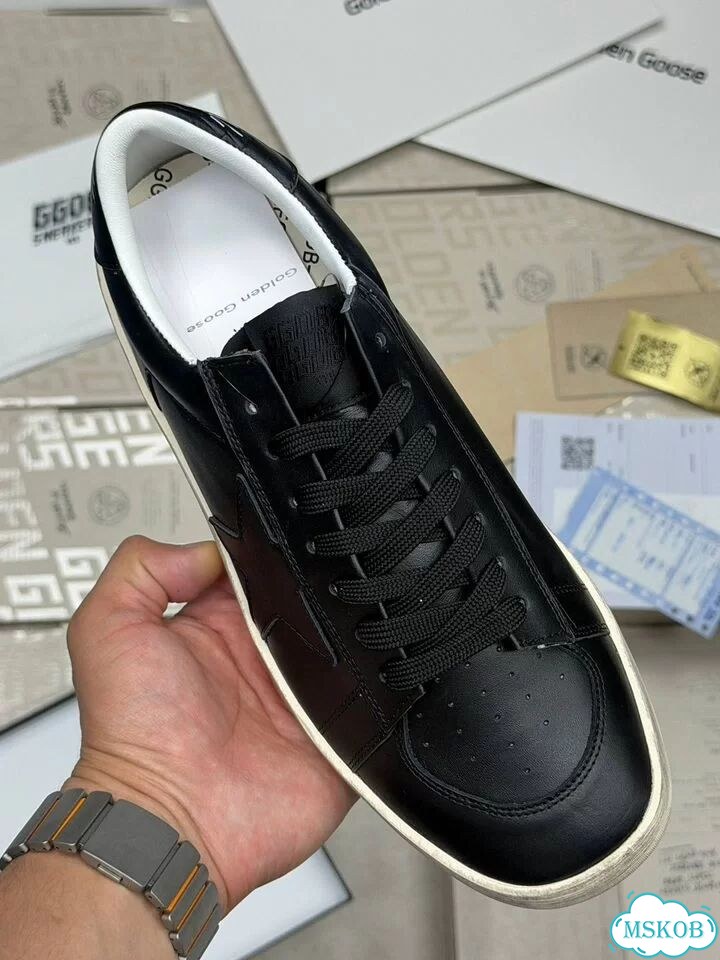 Кеды Golden goose stardan черные фото 5