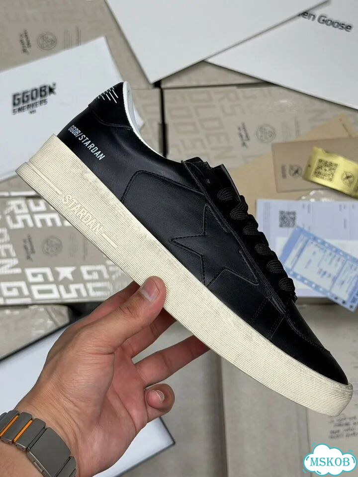 Кеды Golden goose stardan черные фото 6