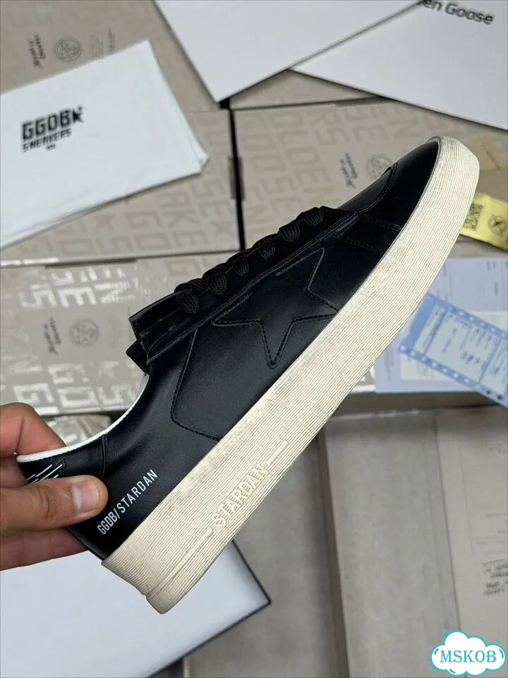 Кеды Golden goose stardan черные фото 7