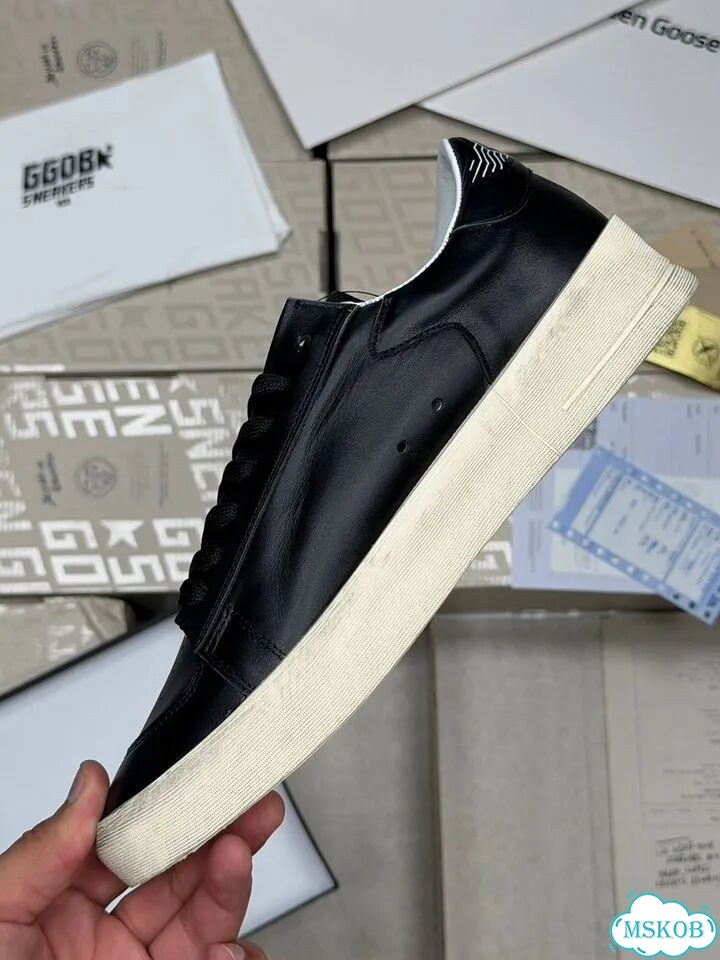 Кеды Golden goose stardan черные фото 9