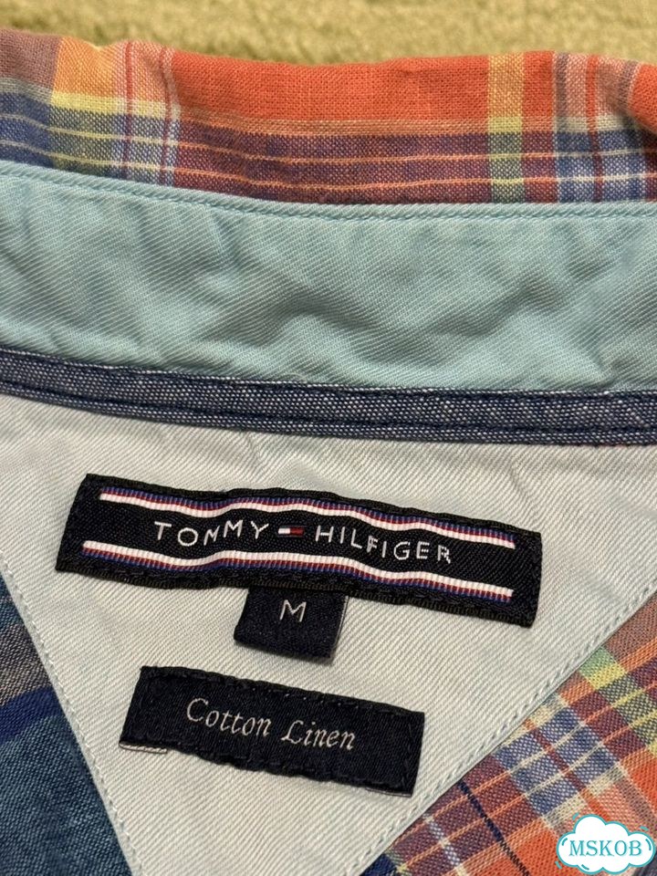 Рубашка/tommy hilfiger/редкая очень красивая фото 5