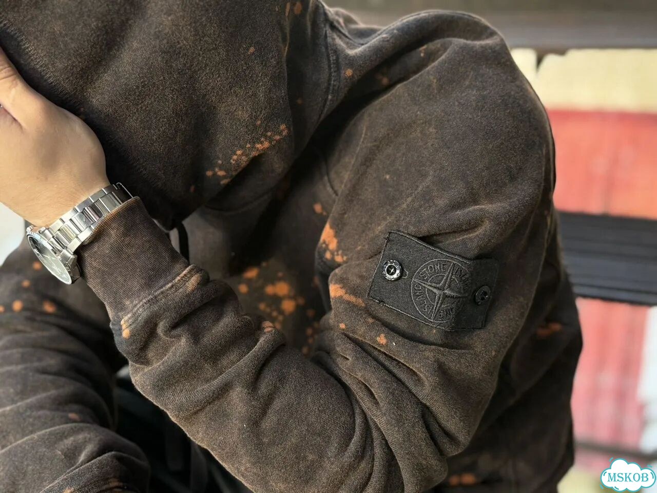 Худи stone island off dye хит 2026 фото 2