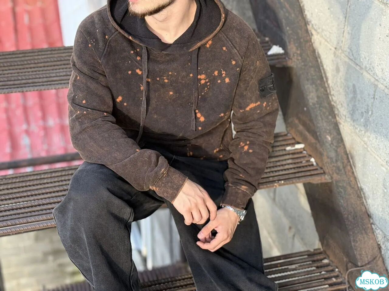 Худи stone island off dye хит 2026 фото 8