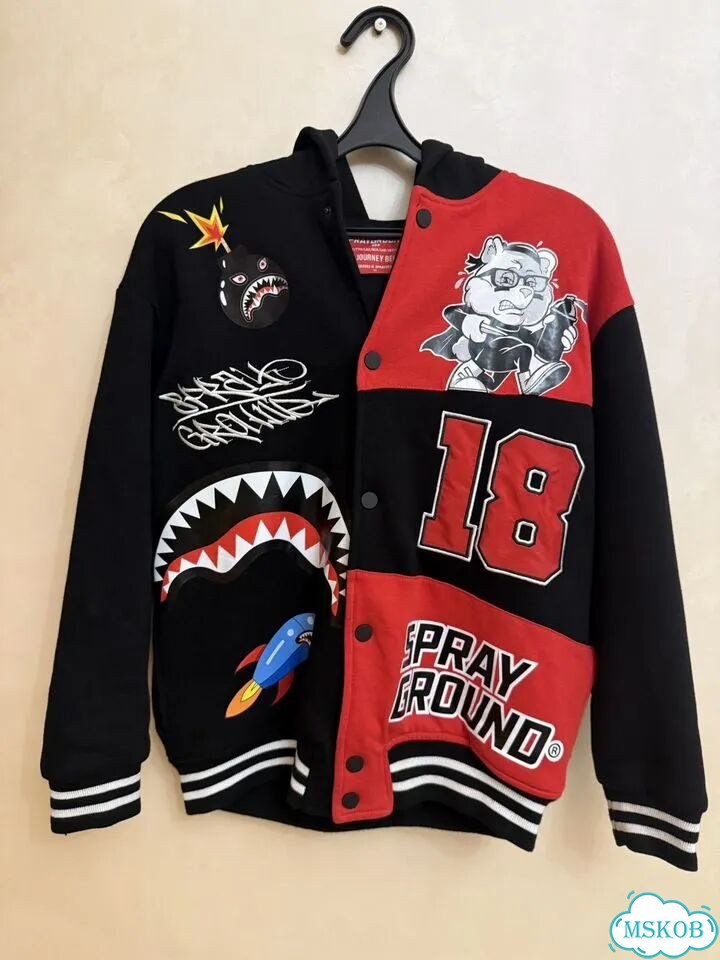 Куртка бомбер для мальчика sprayground на 12 лет фото 2