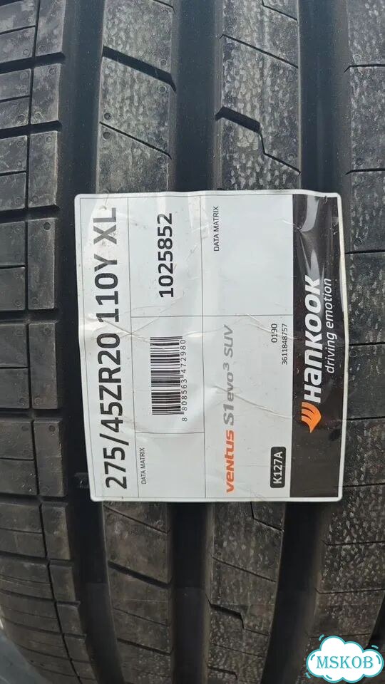 Hankook Ventus S1 Evo3 SUV K127A 275/45 R20 110Y фото 3