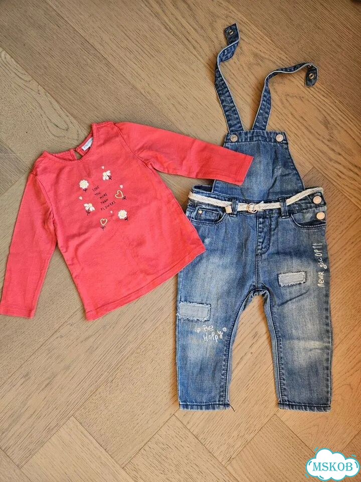 Комплект одежды вещи пакетом для девочки 74 Zara фото 2