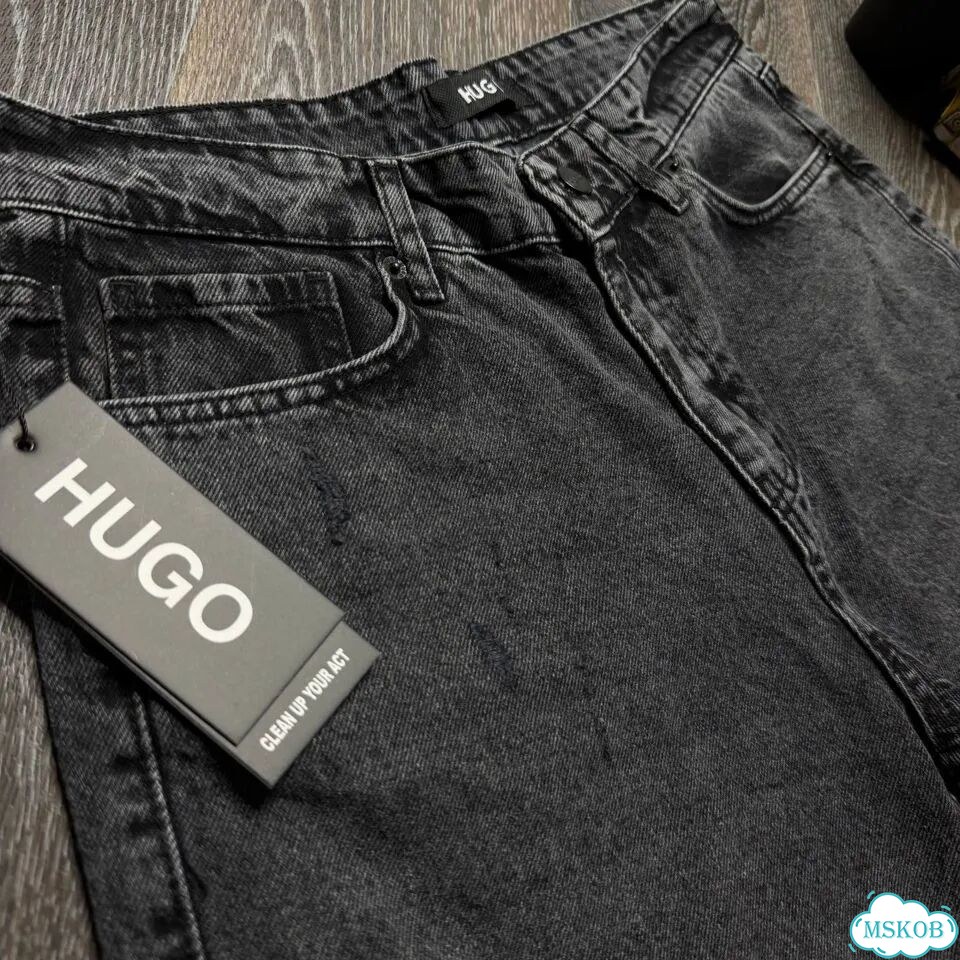 Джинсовые шорты Hugo фото 2