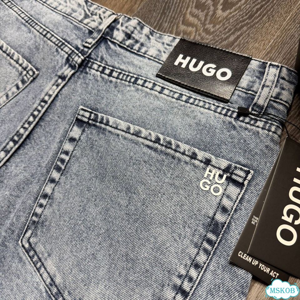 Джинсовые шорты Hugo фото 9