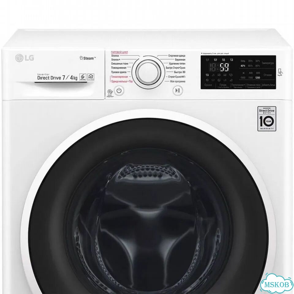 Стирально-сушильная машина LG F2J6HG0W фото 4