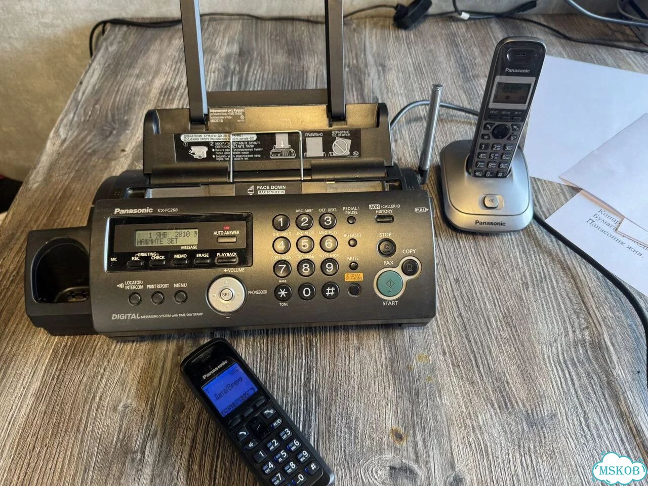 Факс Panasonic kx fc278ru фото 3