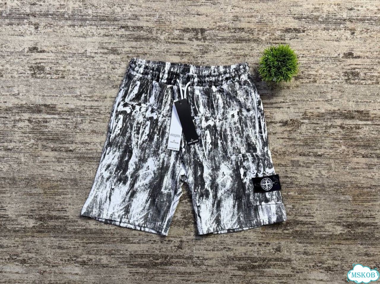 Шорты Stone Island Hand corrosion фото 1