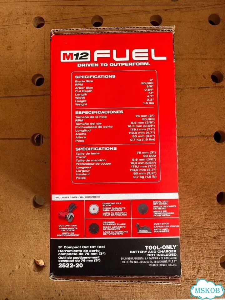 Отрезная машина Milwaukee M12 Fuel 2522-20 фото 2