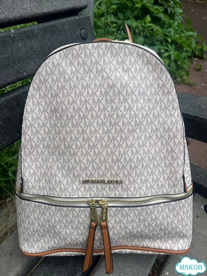Michael kors рюкзак бежевый фото 2