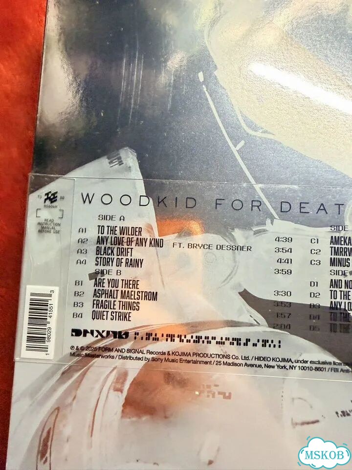 Цветной винил Woodkid For Death Stranding 2 США фото 5