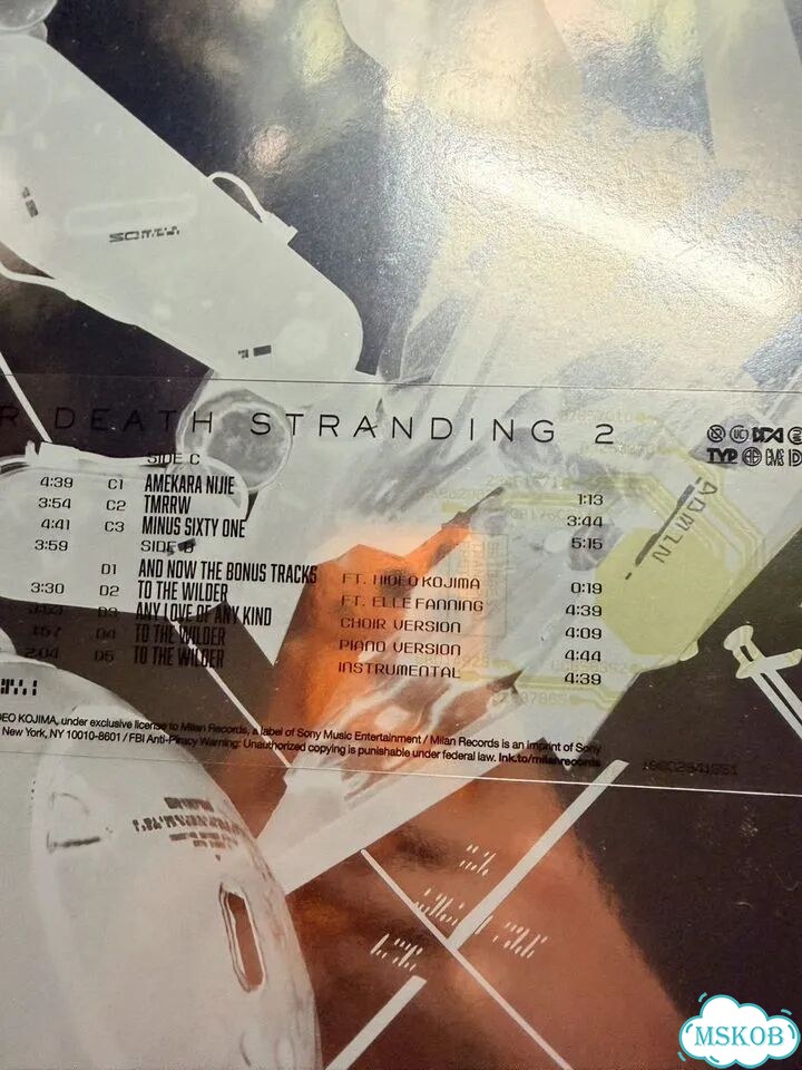 Цветной винил Woodkid For Death Stranding 2 США фото 6