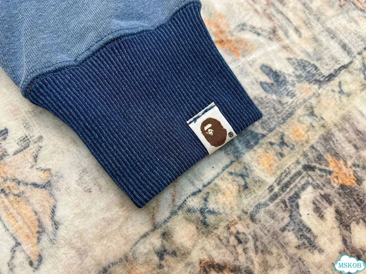 Зип худи Bape Indigo эксклюзив фото 2