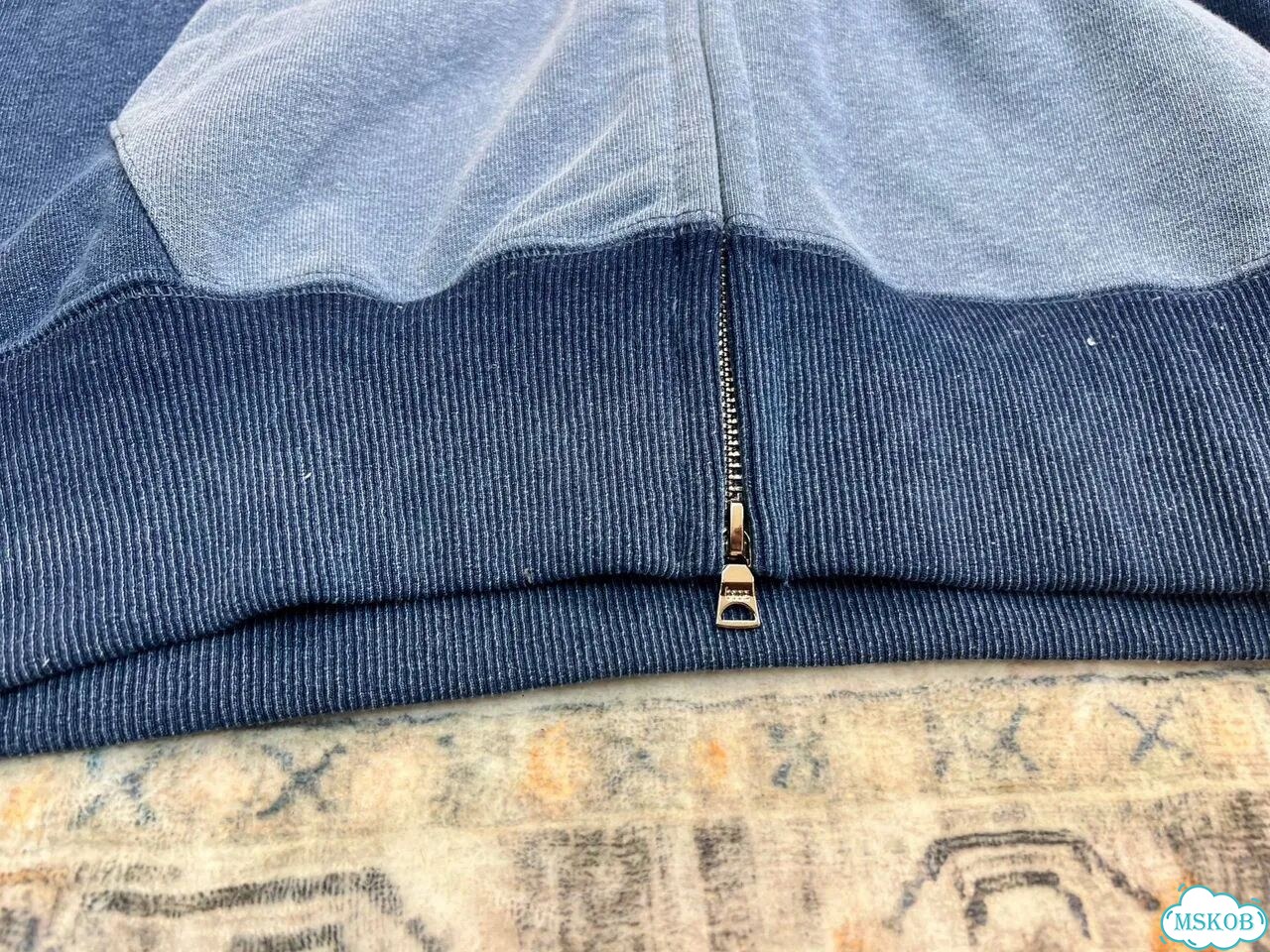 Зип худи Bape Indigo эксклюзив фото 4