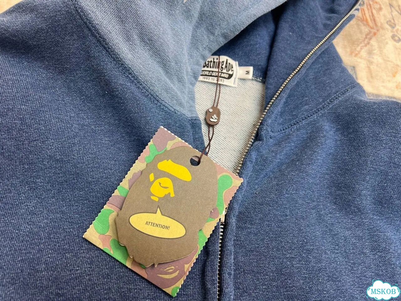 Зип худи Bape Indigo эксклюзив фото 6