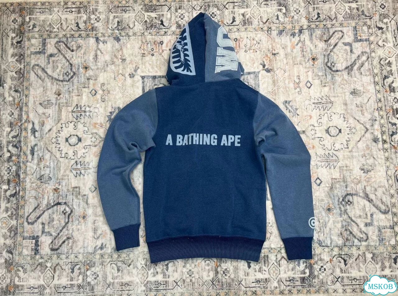 Зип худи Bape Indigo эксклюзив фото 7