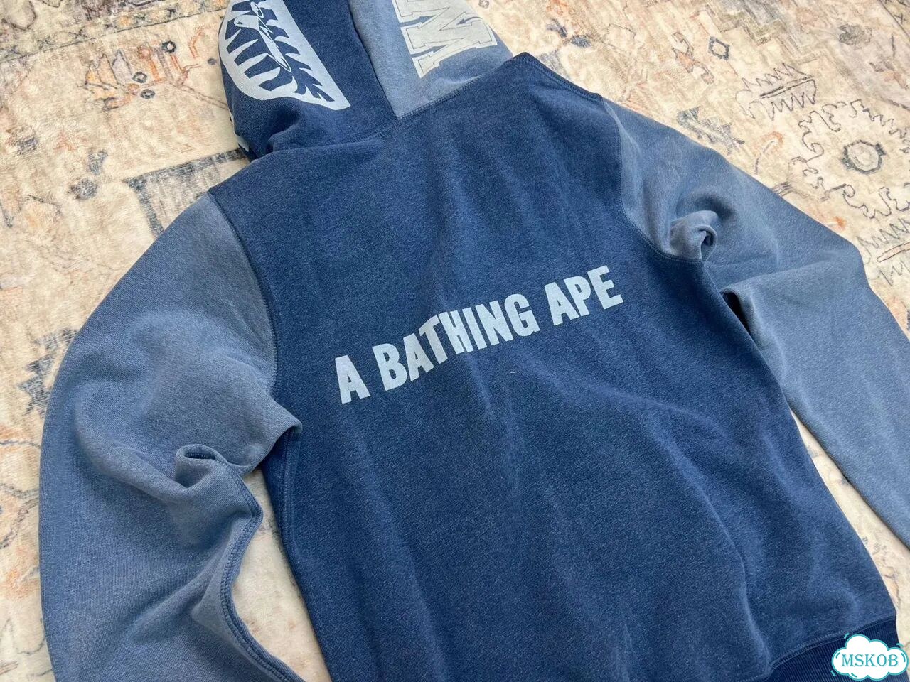 Зип худи Bape Indigo эксклюзив фото 9