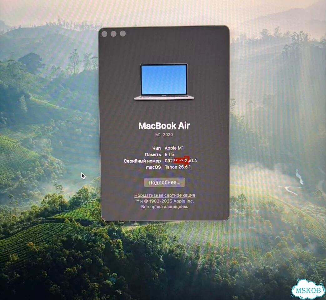 Apple Macbook Air 13 2020 M1 8gb 256 фото 8