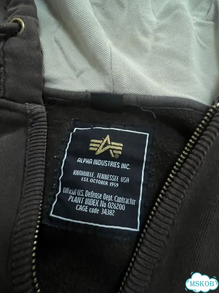 Alpha industries кофта винтаж фото 4