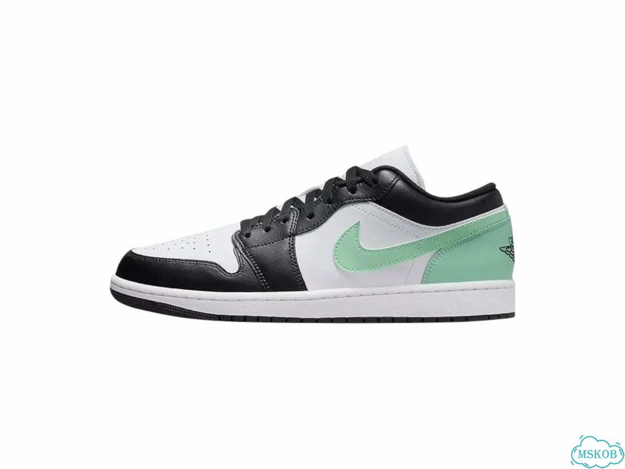 Air Jordan 1 Low Green Glow кроссовки фото 3