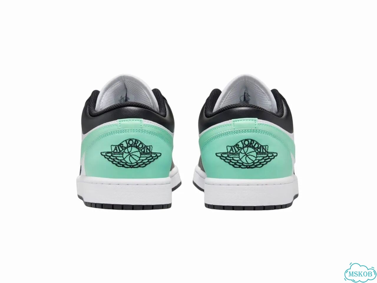 Air Jordan 1 Low Green Glow кроссовки фото 4