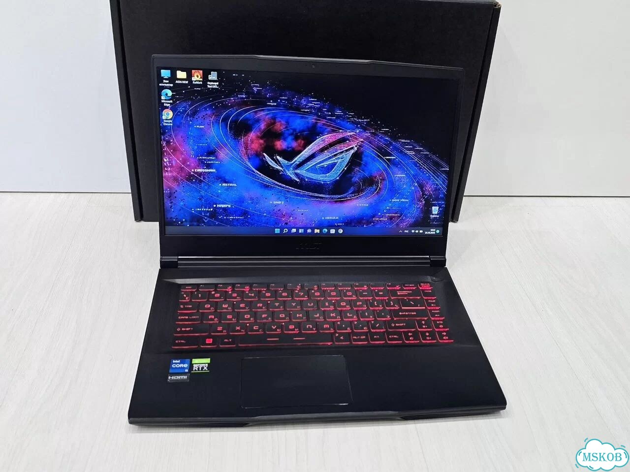 Игровой MSI (144Hz/RTX 3050/i5-11400H/16GB/512GB) фото 2