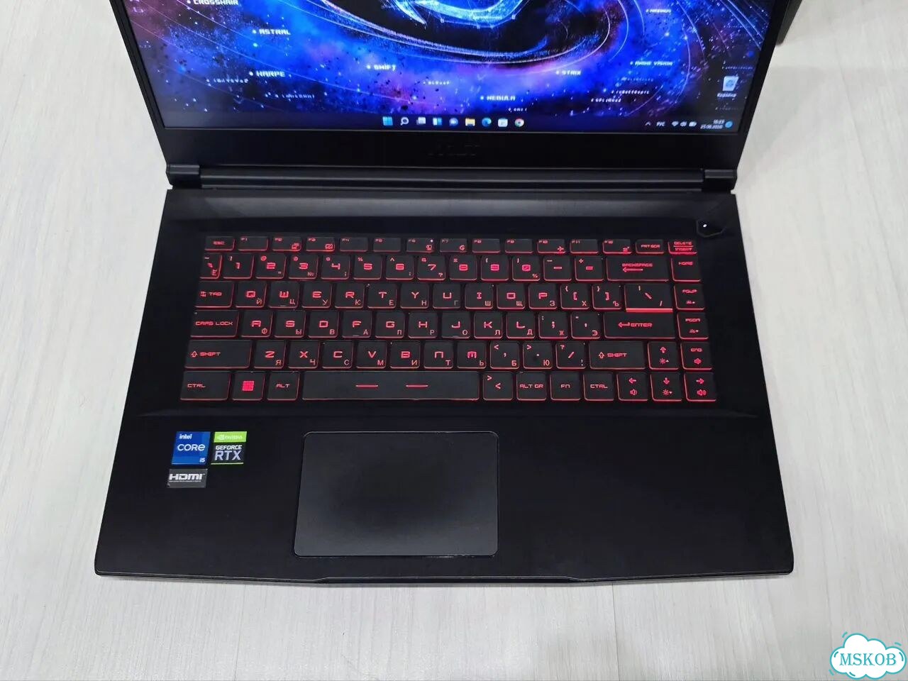 Игровой MSI (144Hz/RTX 3050/i5-11400H/16GB/512GB) фото 3