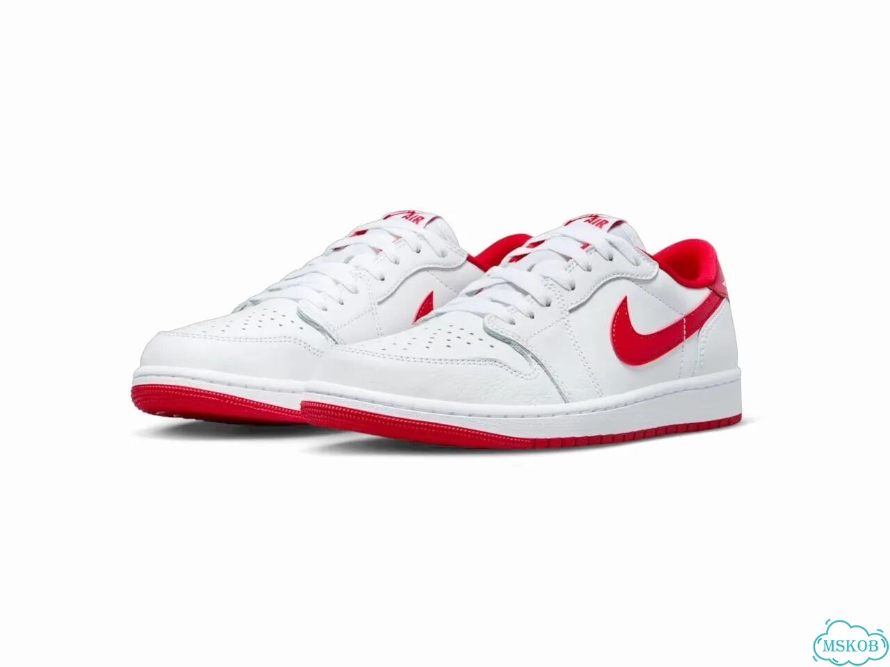 Air Jordan 1 Low OG University Red кроссовки фото 2