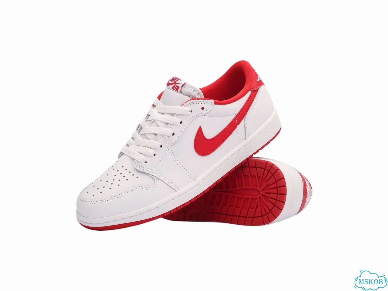 Air Jordan 1 Low OG University Red кроссовки фото 7
