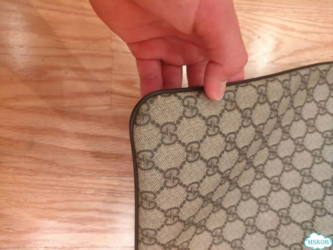 Сумка gucci gg supreme monogram canvas фото 5