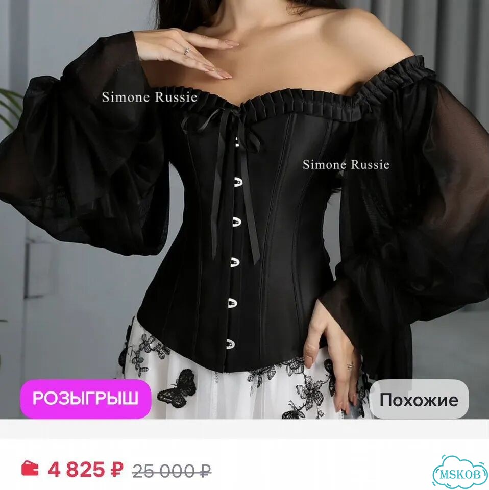 Корсет утягивающий на шнуровке фото 8