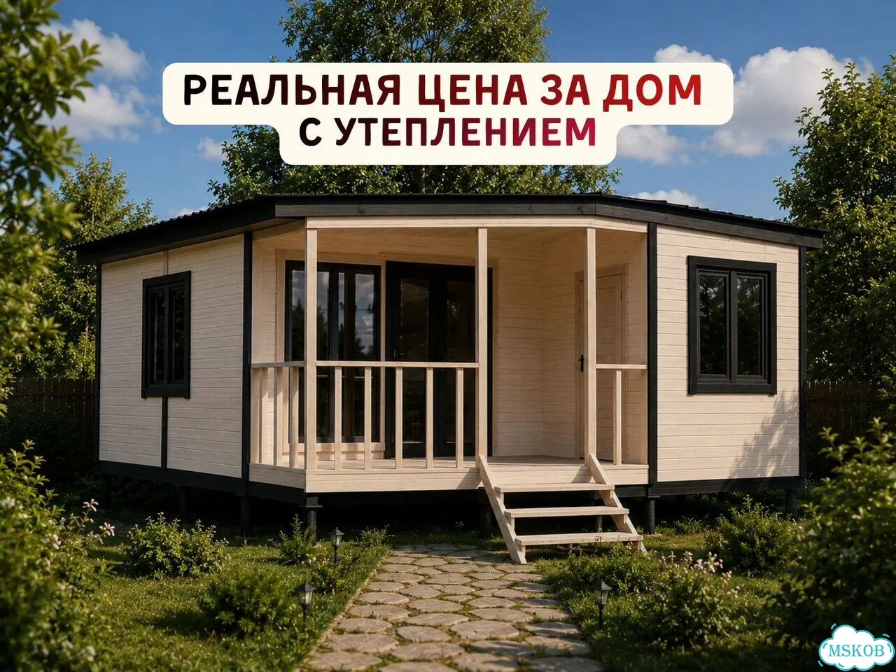 Дачный садовый домик / Каркасный дом / Бытовка фото 1