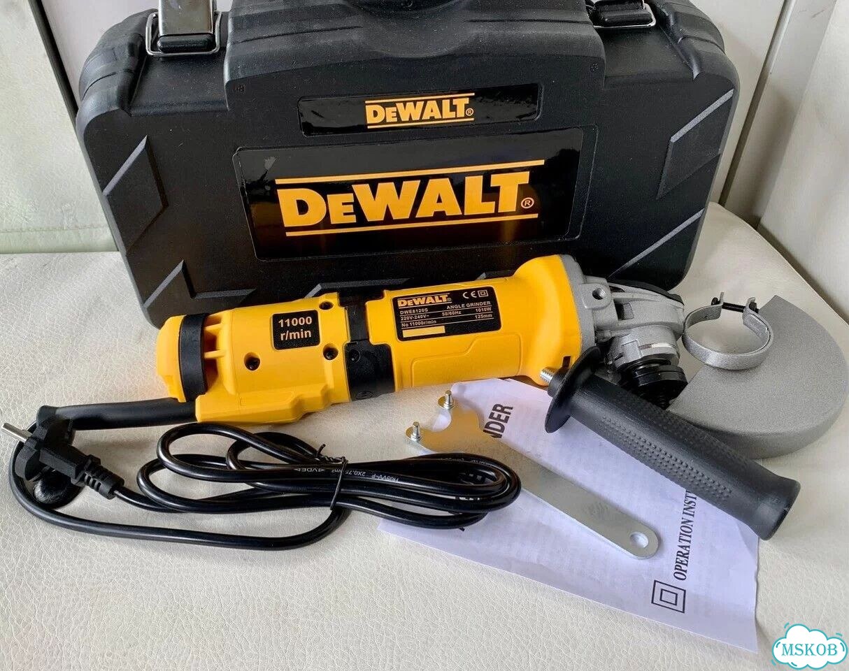 Ушм болгарка Dewalt с регулировкой скорости в кейс фото 1