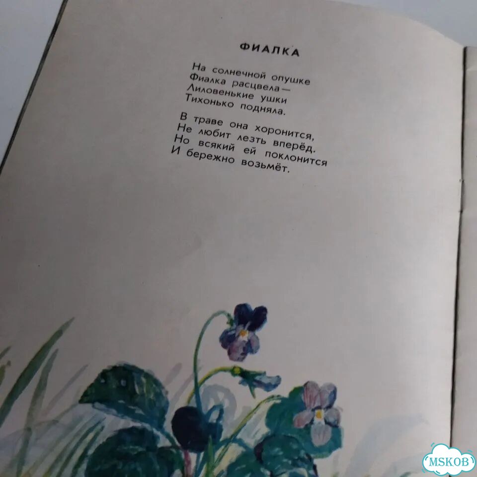 Детские книги СССР Лужайка Серова 1985 фото 7